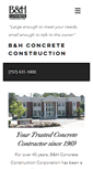 Mobile Screenshot of bandhconcrete.com